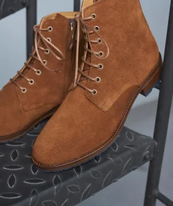 Femme Paire et Fils Boots-Boots À lacets femme daim