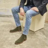 Homme Paire et Fils Bottines-Bottines chelsea à crampons en daim