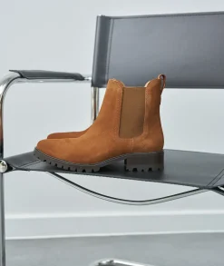 Femme Paire et Fils Boots-Bottines chelsea commando en daim