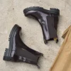 Femme Paire et Fils Boots-BOTTINES CHELSEA en CUIR