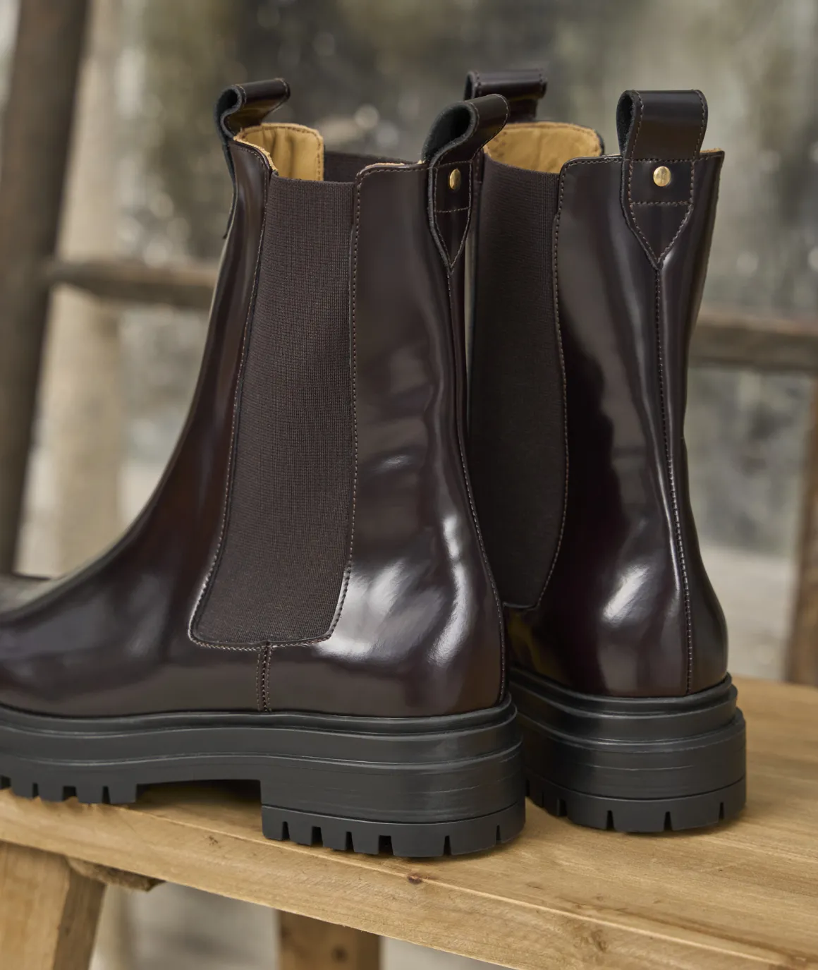 Femme Paire et Fils Boots-BOTTINES CHELSEA en CUIR