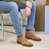 Homme Paire et Fils Bottines-Bottines chelsea en daim