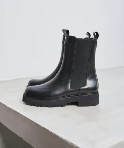 Femme Paire et Fils Boots-BOTTINES CHELSEA FEMME CUIR