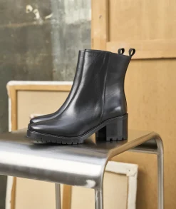 Femme Paire et Fils Boots-Bottines Femme en cuir