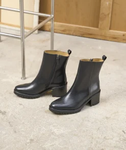 Femme Paire et Fils Boots-Bottines Femme en cuir