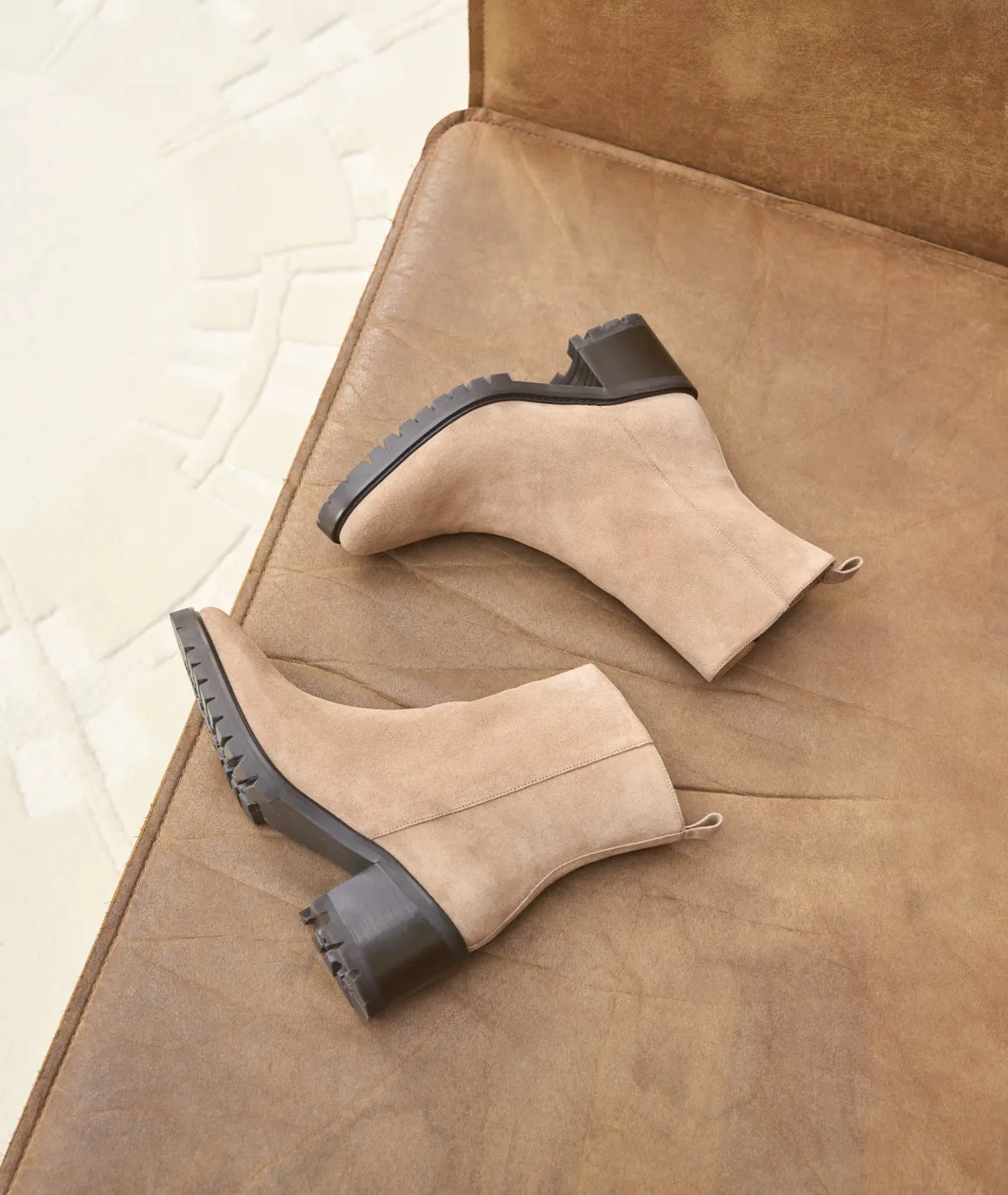 Femme Paire et Fils Boots-Bottines Femme en daim