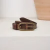 Femme Paire et Fils Ceintures Femme-Ceinture en daim pour femme