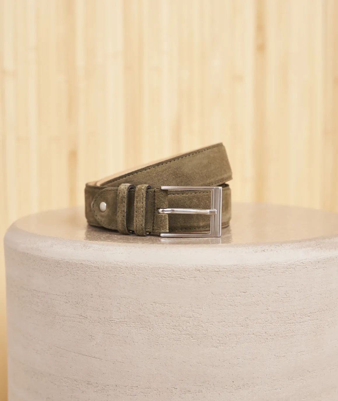 Homme Paire et Fils Ceintures Homme-ceinture en daim pour homme