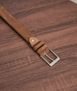 Homme Paire et Fils Ceintures Homme-ceinture en daim pour homme