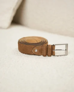 Homme Paire et Fils Ceintures Homme-ceinture en daim pour homme