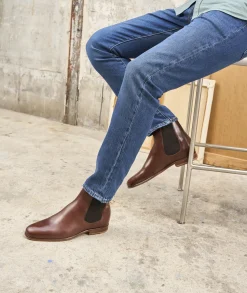 Homme Paire et Fils Bottines-chelsea boots en cuir