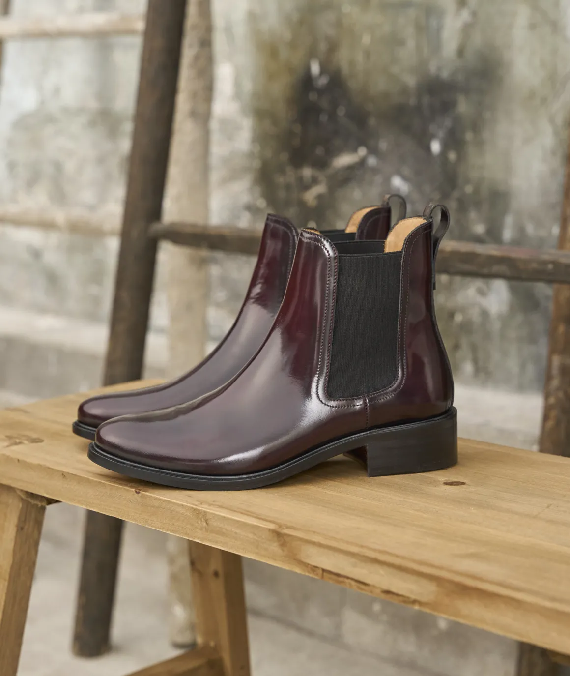 Femme Paire et Fils Boots-chelsea boots femme cuir