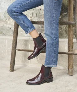 Femme Paire et Fils Boots-chelsea boots femme cuir