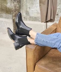 Femme Paire et Fils Boots-chelsea boots femme cuir