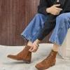 Femme Paire et Fils Boots-combat boots daim