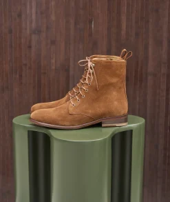 Femme Paire et Fils Boots-combat boots daim