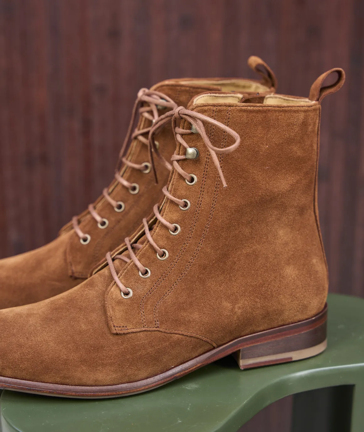 Femme Paire et Fils Boots-combat boots daim