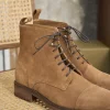 Homme Paire et Fils Combat Boots Homme-Combat boots homme en daim
