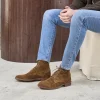Homme Paire et Fils Combat Boots Homme-Combat boots homme en daim