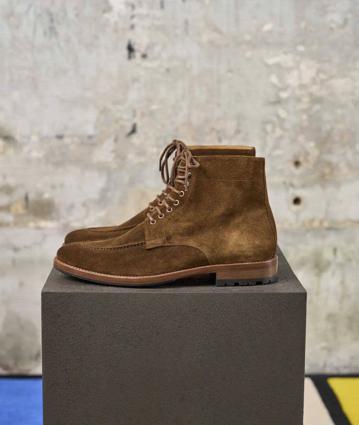 Homme Paire et Fils Combat Boots Homme-Combat boots homme en daim