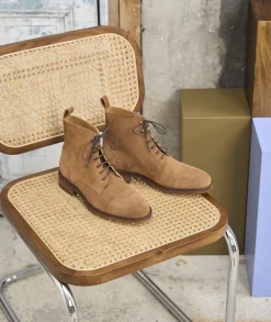 Homme Paire et Fils Combat Boots Homme-Combat boots homme en daim