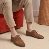 Homme Paire et Fils Derbies Et Richelieu-Derbies à crampons en daim marron coco