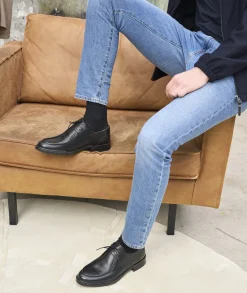 Homme Paire et Fils Derbies Et Richelieu-Derbies en cuir noir