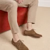Homme Paire et Fils Derbies Et Richelieu-Derbies homme en daim feuilles mortes