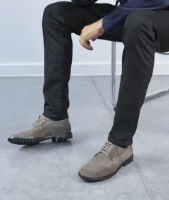 Homme Paire et Fils Derbies Et Richelieu-DERBIES HOMME EN DAIM