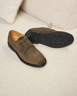 Homme Paire et Fils Derbies Et Richelieu-DERBIES HOMME EN DAIM