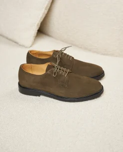 Homme Paire et Fils Derbies Et Richelieu-DERBIES HOMME EN DAIM