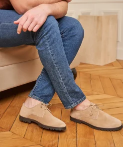 Homme Paire et Fils Derbies Et Richelieu-Derbies homme en daim 