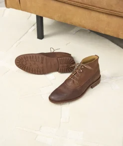 Homme Paire et Fils Desert Boots-Desert boots en cuir