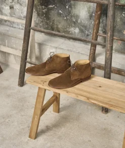 Homme Paire et Fils Desert Boots-desert boots en daim