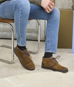 Homme Paire et Fils Desert Boots-Desert boots en daim