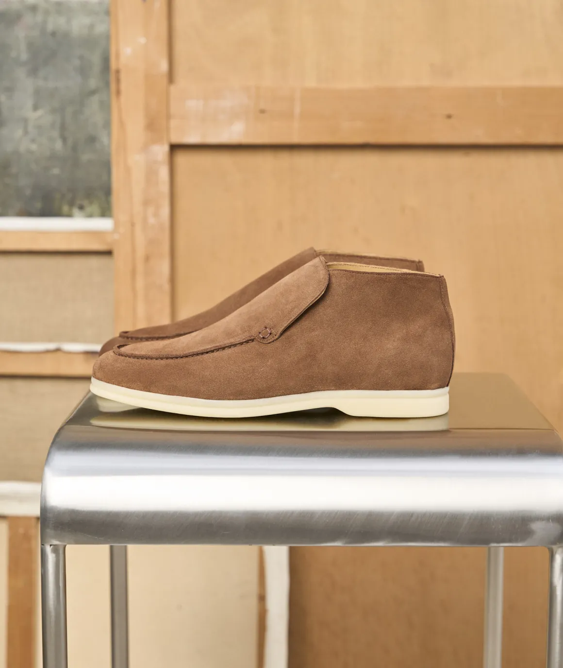 Homme Paire et Fils Desert Boots-Desert boots en daim