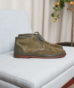 Homme Paire et Fils Desert Boots-desert boots en daim
