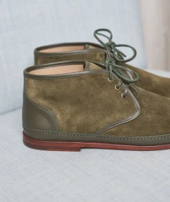 Homme Paire et Fils Desert Boots-desert boots en daim