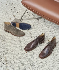 Homme Paire et Fils Desert Boots-Desert boots en daim