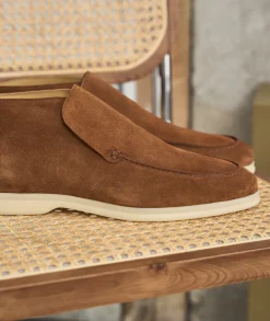Homme Paire et Fils Desert Boots-Desert boots souple daim