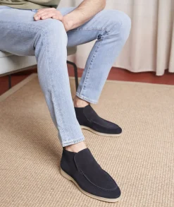 Homme Paire et Fils Desert Boots-Desert bootshomme en daim marine