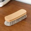 Homme Paire et Fils Ligne De Soins | Produits D'Entretien-Jolie brosse en bois et crin de cheval