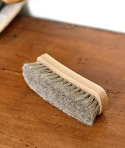 Homme Paire et Fils Ligne De Soins | Produits D'Entretien-Jolie brosse en bois et crin de cheval