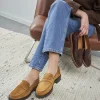 Femme Paire et Fils Mocassins Et Derbies-MOCASSIN CRANTÉ FEMME EN DAIM