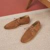 Homme Paire et Fils Mocassins-Mocassin en daim 