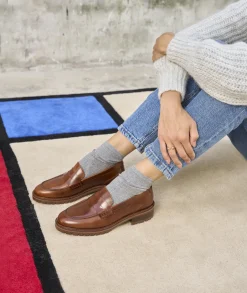 Femme Paire et Fils Mocassins Et Derbies-Mocassin femme en cuir