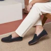 Femme Paire et Fils Mocassins Et Derbies-Mocassin femme en daim marine