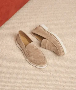 Femme Paire et Fils Mocassins Et Derbies-Mocassin femme en daim