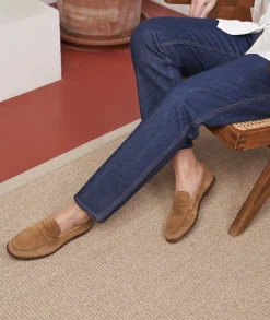 Femme Paire et Fils Mocassins Et Derbies-Mocassin femme en daim