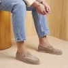 Femme Paire et Fils Mocassins Et Derbies-Mocassin femme en daim terre d'argile